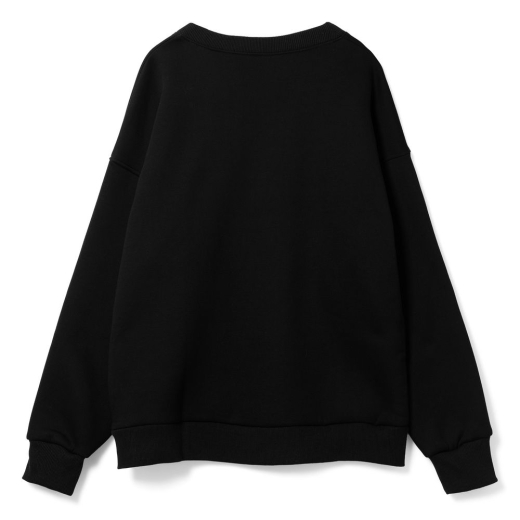 Изображение №3 | Свитшот оверсайз унисекс True Self, черный, размер S