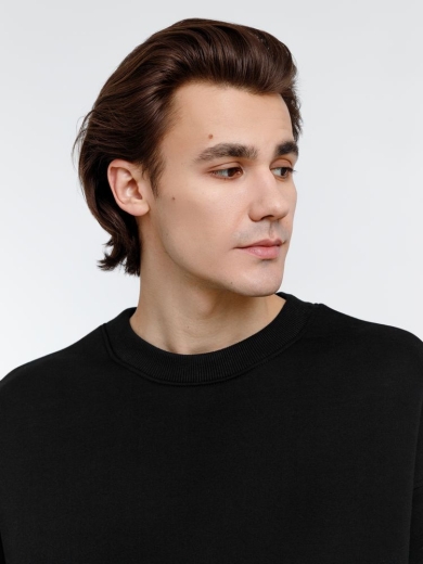 Изображение №8 | Свитшот оверсайз унисекс True Self, черный, размер S