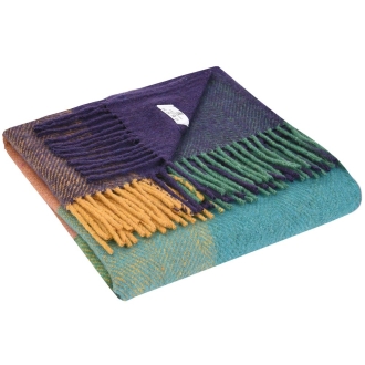 Изображение №2 | Плед Mumbai, фиолетовый с бирюзовым