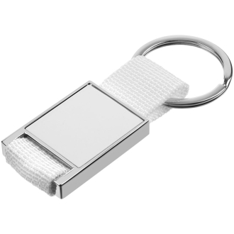 Изображение №3 | Брелок Stropp с тканевой вставкой, белый