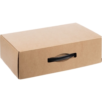 Изображение №1 | Коробка Matter Light, крафт с черной ручкой