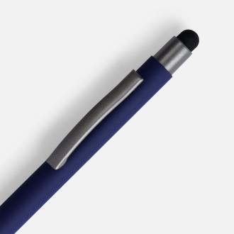 Изображение №3 | Ручка шариковая Atento Soft Touch со стилусом, темно-синяя