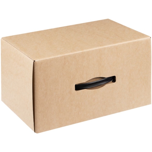 Изображение №1 | Коробка Matter High Light, крафт с черной ручкой