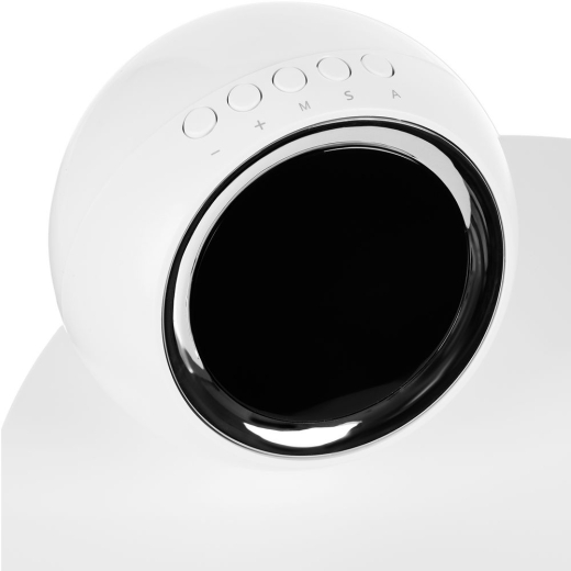 Изображение №6 | Станция беспроводной зарядки с часами и подсветкой GlobeBee, белая