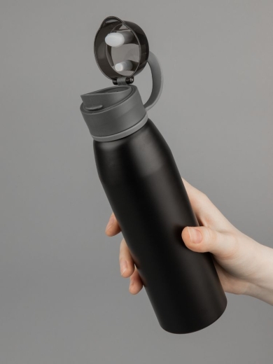 Изображение №8 | Бутылка для воды Billy Gym, матовая черная
