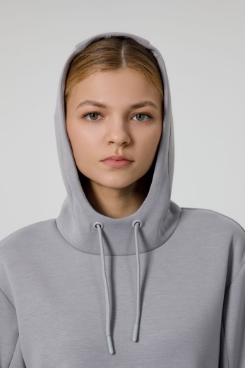 Изображение №8 | Худи унисекс Begi, серое, размер XS