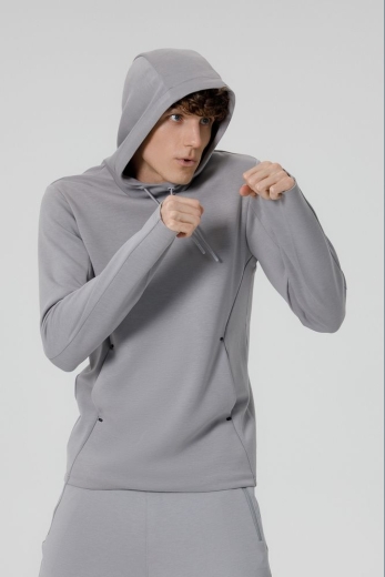 Изображение №13 | Худи унисекс Begi, серое, размер XS