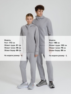 Изображение №16 | Куртка с капюшоном унисекс Begi, серая, размер S