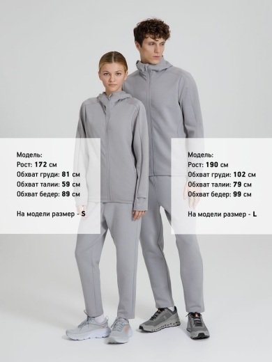 Изображение №16 | Куртка с капюшоном унисекс Begi, серая, размер S