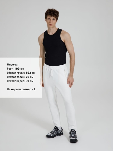Изображение №12 | Джоггеры Lovi, молочно-белые, размер L