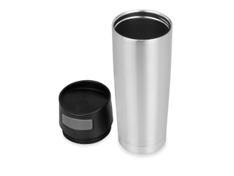 Изображение №2 | Термокружка «Вакуум» (серебристый/черный/серый)