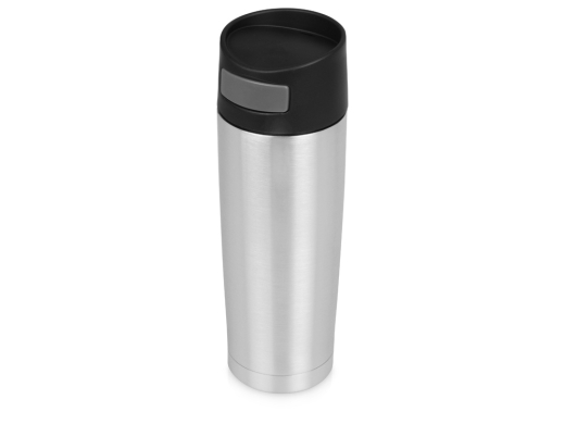 Изображение №1 | Термокружка «Вакуум» (серебристый/черный/серый)