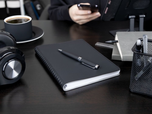 Изображение №5 | Ручка шариковая Broad Ring Soft Touch, черная