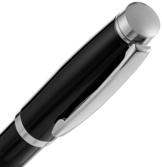 Изображение №4 | Ручка шариковая Letra Chrome, глянцевая, черная