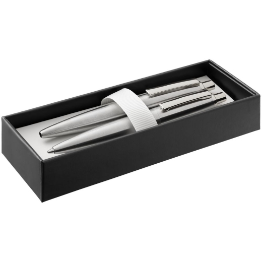 Изображение №1 | Набор из механического карандаша и ручки Poetica, серебристый