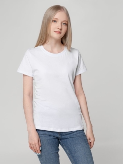 Изображение №5 | Футболка женская T-bolka Lady белая, размер L