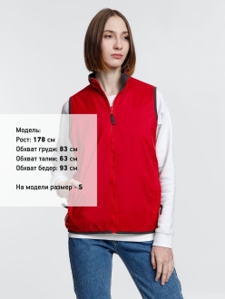 Изображение №11 | Жилет двусторонний Winner, красный, размер XS