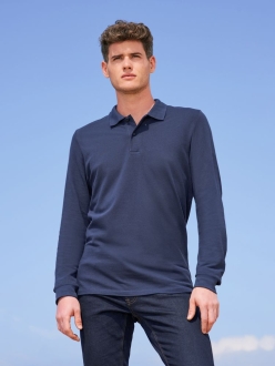 Изображение №4 | Рубашка поло мужская с длинным рукавом Perfect LSL Men зеленое яблоко, размер S