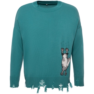 Изображение №6 | Свитер оверсайз Tricksy Net Grunge на заказ, акрил, размер S/M