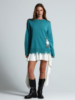 Изображение №9 | Свитер оверсайз Tricksy Net Grunge на заказ, акрил, размер S/M