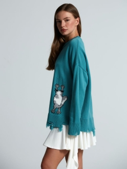 Изображение №11 | Свитер оверсайз Tricksy Net Grunge на заказ, акрил, размер S/M