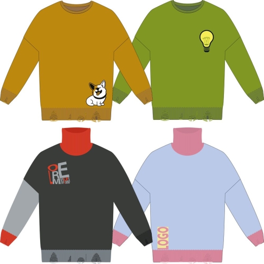 Изображение №1 | Свитер оверсайз Tricksy Net Grunge на заказ, акрил, размер S/M