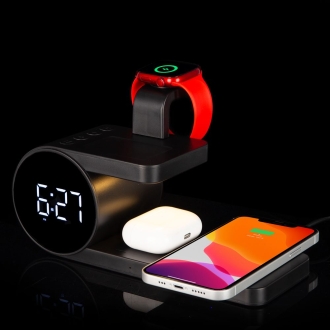 Изображение №11 | Станция беспроводной зарядки с часами fullStack, черная