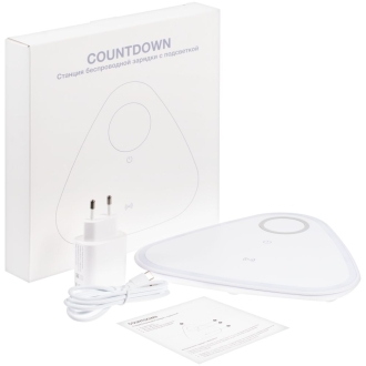 Изображение №7 | Станция беспроводной зарядки с антистрессом Countdown, белая