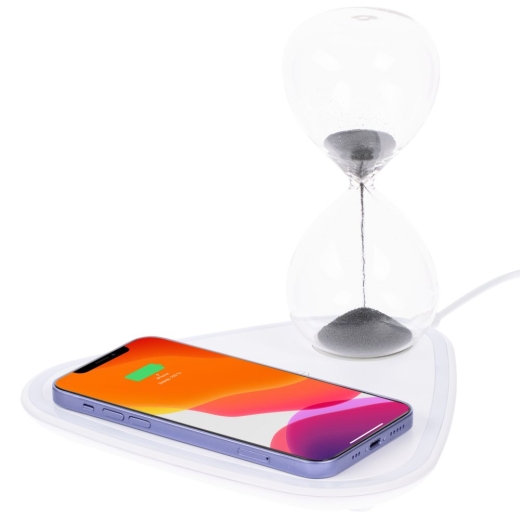 Изображение №1 | Станция беспроводной зарядки с антистрессом Countdown, белая
