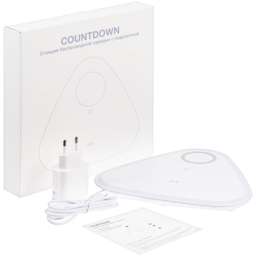 Изображение №7 | Станция беспроводной зарядки с антистрессом Countdown, белая