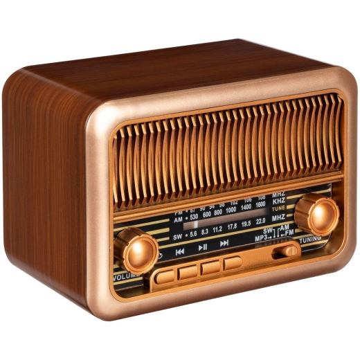 Изображение №1 | Bluetooth-колонка с радио Beatnik, коричневая