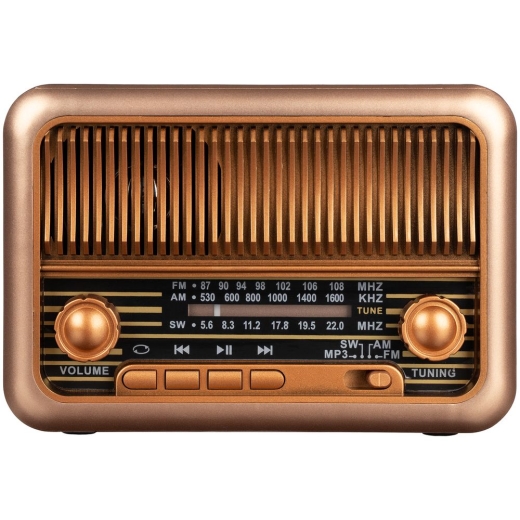 Изображение №2 | Bluetooth-колонка с радио Beatnik, коричневая