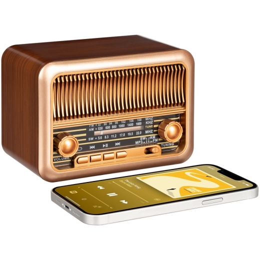 Изображение №7 | Bluetooth-колонка с радио Beatnik, коричневая
