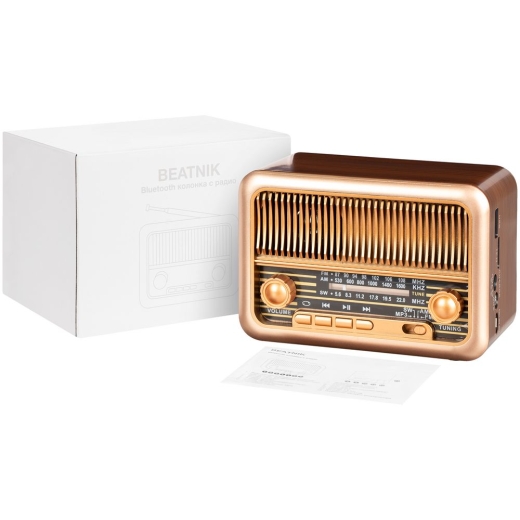 Изображение №8 | Bluetooth-колонка с радио Beatnik, коричневая