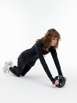 Изображение №4 | Ролик для пресса с ковриком Presswork, черный