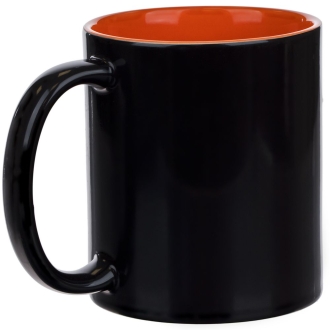 Изображение №2 | Кружка-хамелеон On Display, глянцевая, черная с оранжевым