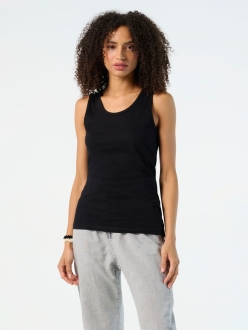 Изображение №4 | Майка женская Jane 150, черная, размер S