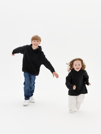 Изображение №12 | Худи детское оверсайз Houdini, черное, 6 лет