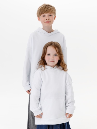 Изображение №13 | Худи детское оверсайз Houdini, белое, 10 лет