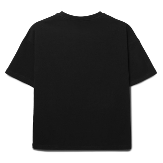 Изображение №2 | Футболка детская оверсайз Teezer, черная, 6 лет