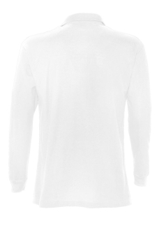 Изображение №2 | Рубашка поло мужская с длинным рукавом Star 170, белая, размер S