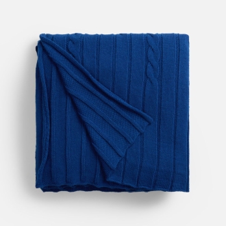 Изображение №3 | Плед Tressa, темно-синий (кобальт)