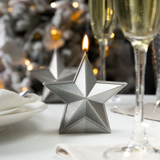 Изображение №3 | Свеча High Five, серебристая