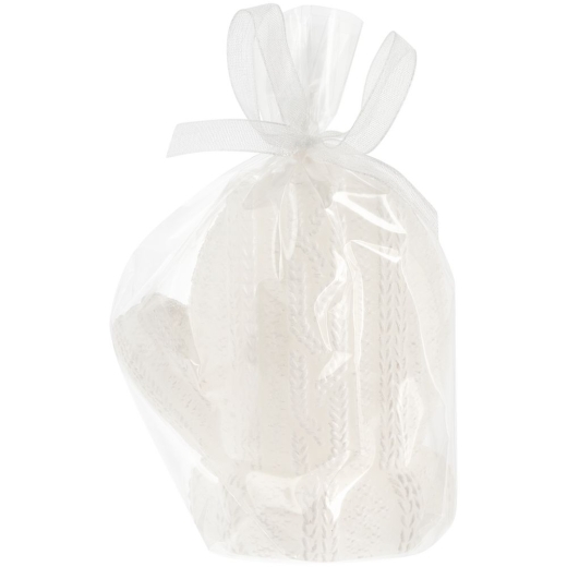 Изображение №2 | Свеча Kniteam, варежка, белая