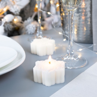 Изображение №1 | Свеча Snowlight 2, белая, 6 см