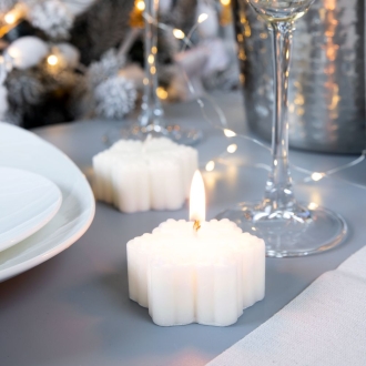 Изображение №1 | Свеча Snowlight 3, белая, 6 см