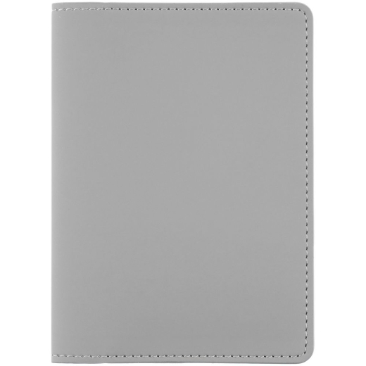 Изображение №1 | Обложка для паспорта Shall Simple, серый
