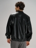 Изображение №10 | Бомбер из искусственной кожи Univer, черный, размер XS/S