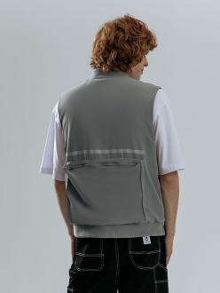 Изображение №7 | Жилет Hard Work, серый, размер XS