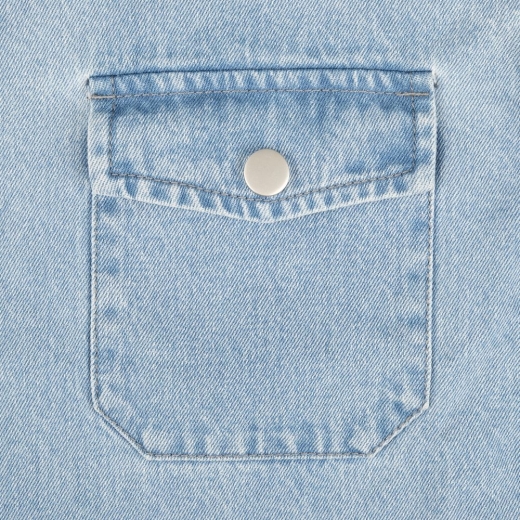 Изображение №6 | Куртка джинсовая O3, голубая, размер XS/S